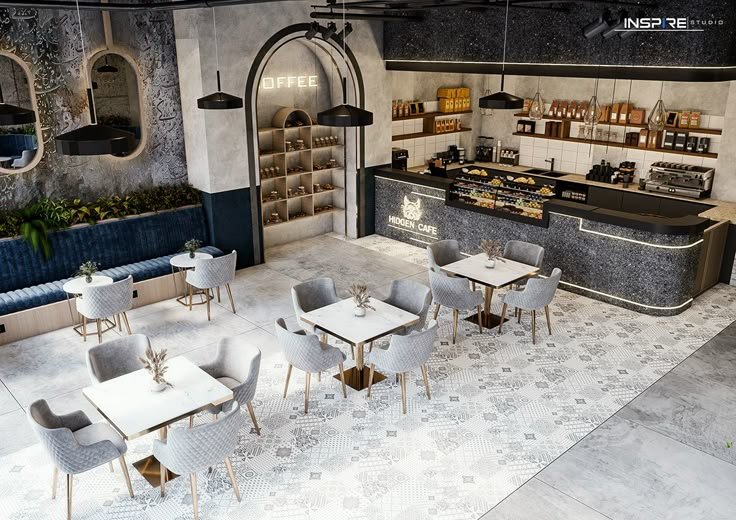 Modern Cafe on Behance